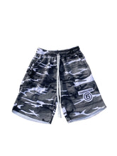 Load image into Gallery viewer, Fg Camo Shorts Gray/Blk
